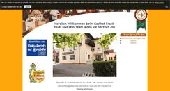 Desktop Screenshot of gasthof-frank.de